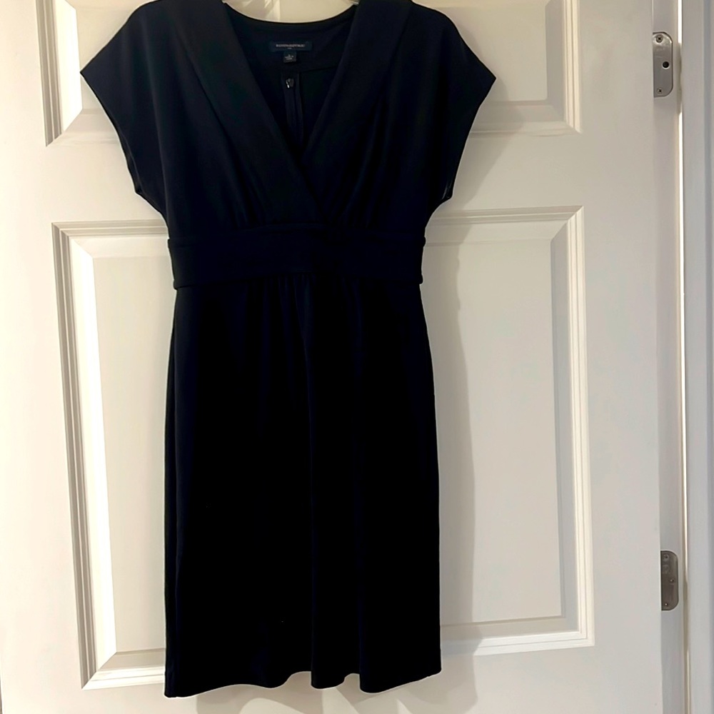 Banana Republic Little Black Vneck Dress